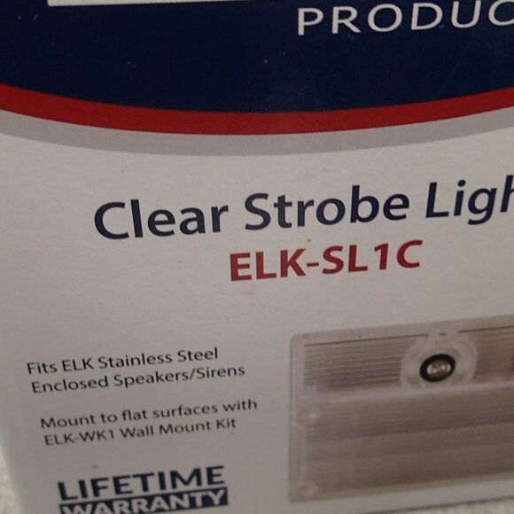 ELK Clear STrobe Light ELK-SL1C NEW - Picture 4 of 5